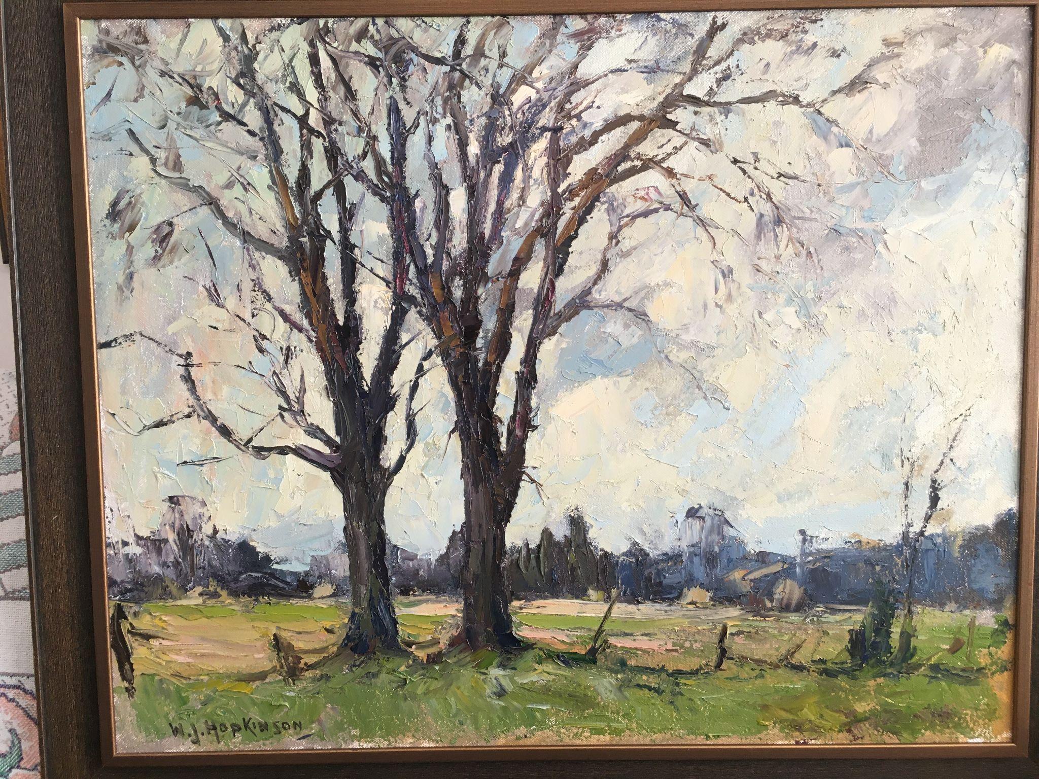 Twin Elms, Early Spring near Newmarket