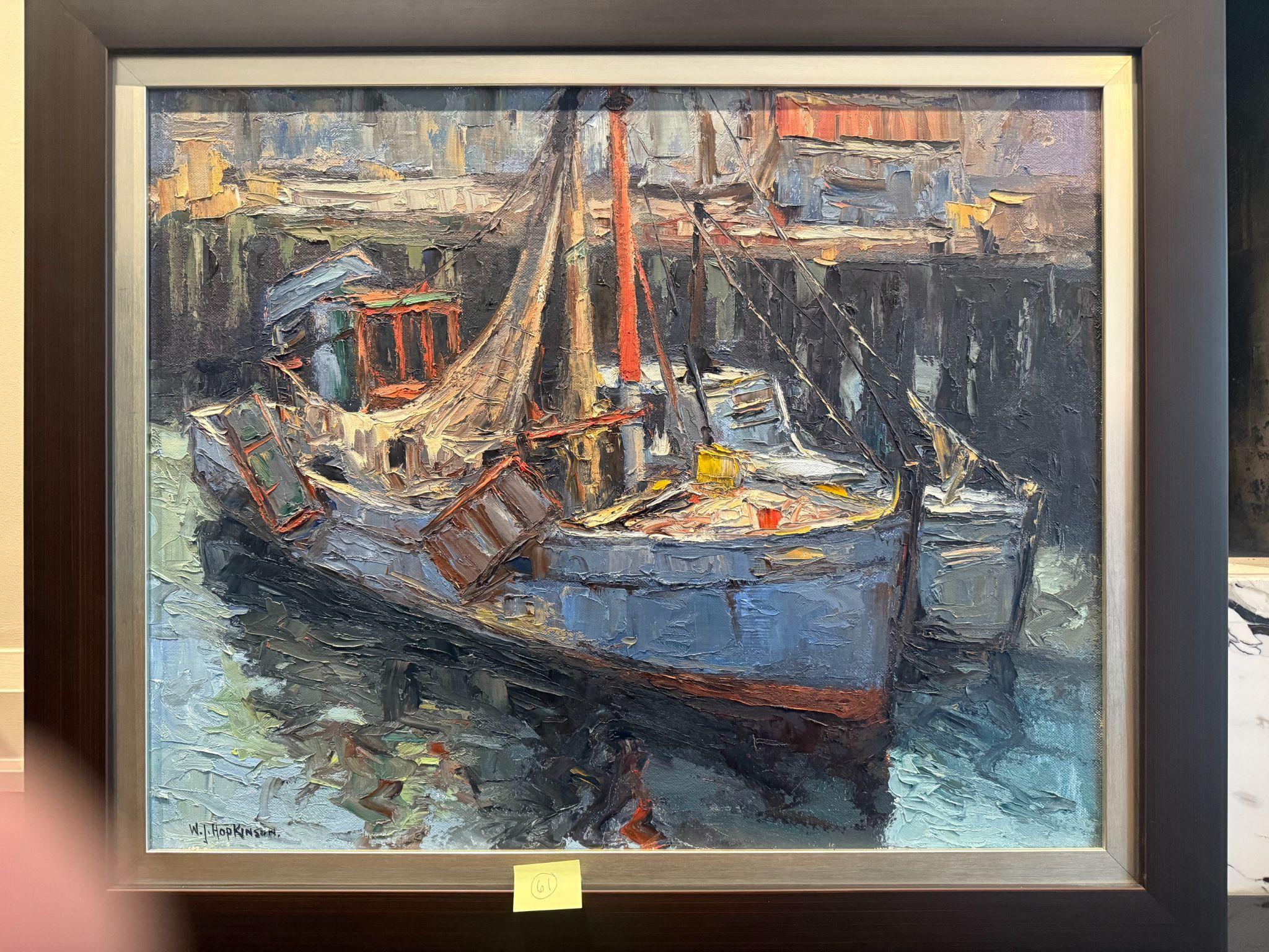 Untitled #14 - Boat in Harbour